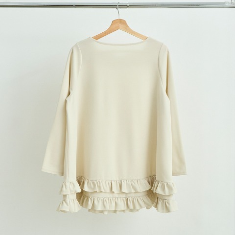 レディース　裾フリルプルオーバー（ななえ）