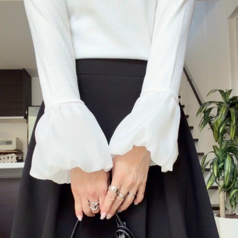 レディース　袖バルーンプルオーバー(miyo)