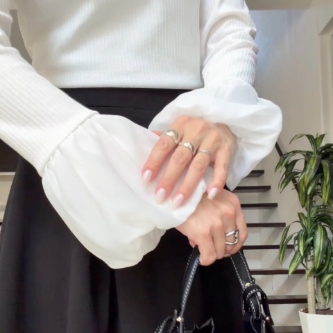 レディース　袖バルーンプルオーバー(miyo)