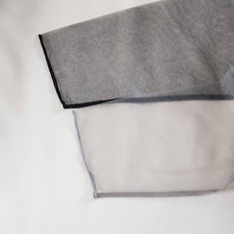 レディース　襟付きチュールシャツ（Taiyou）