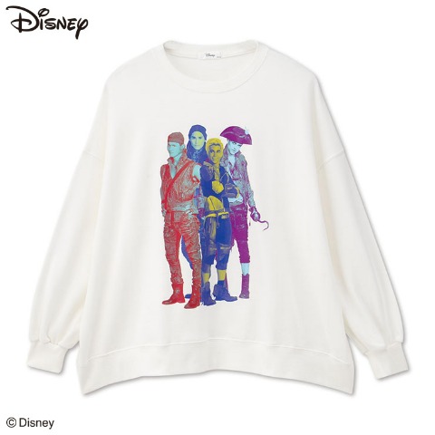 レディース　裏毛プルオーバー（アヤノダガネ/Disney/ディセンダント）