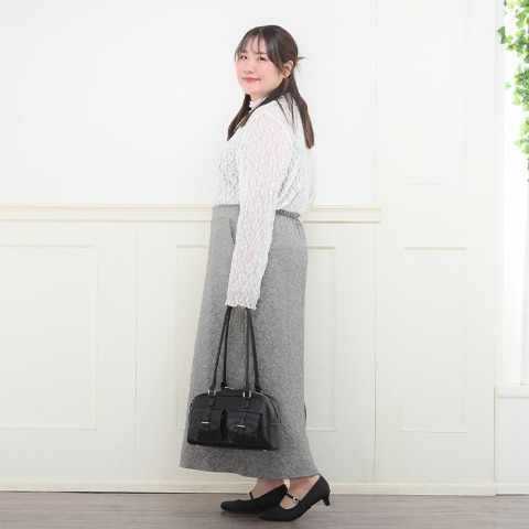 レディース　レースプルオーバー（komachi）