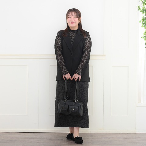 レディース　レースプルオーバー（komachi）