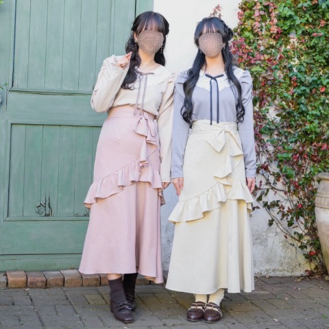 レディース　レース襟付きプルオーバー(maki)