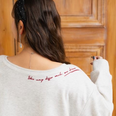 レディース　2WAYロゴプルオーバー(Taiyou)