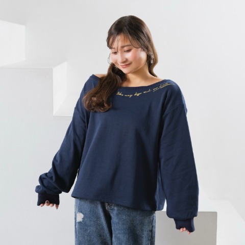 レディース　2WAYロゴプルオーバー(Taiyou)