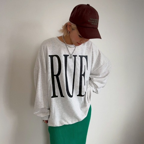 レディース　ロゴビッグシルエットプルオーバー（anna）