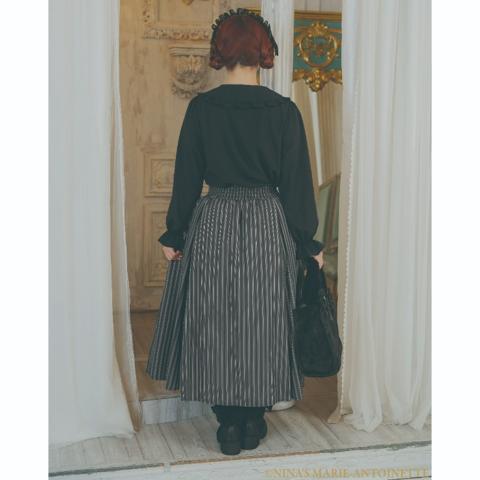 レディース　ロゴ刺繍リボンブラウス（青木美沙子×NINA'S）