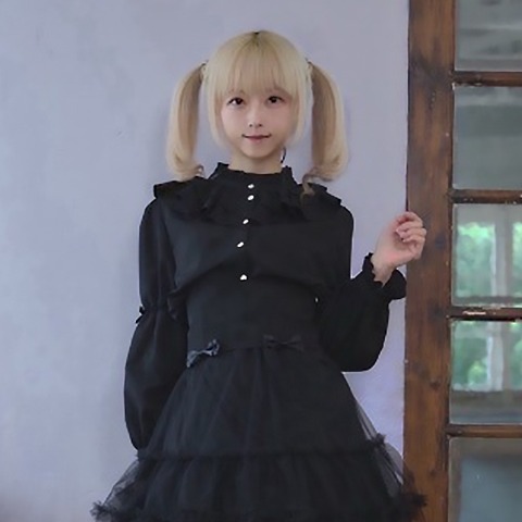 レディース　クラシカルフリルブラウス（星名桜子）