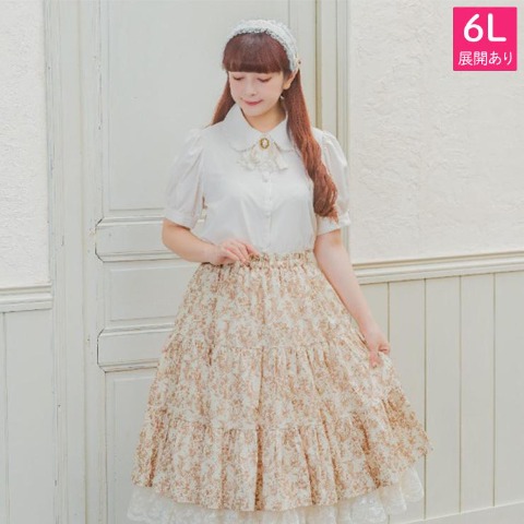 レディース　ジャボタイ付きブラウス（青木美沙子）