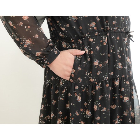 レディース　花柄ワンピース（Hina）