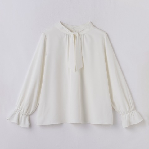 レディース　リボンボウタイブラウス（Hina）