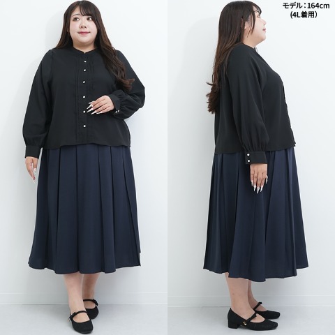 レディース　ピンタックブラウス（Hina）