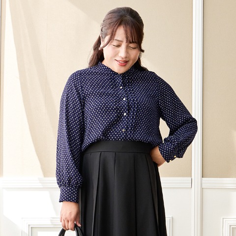 レディース　ピンタックブラウス（Hina）