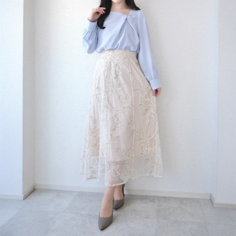 レディース　アシメツイストブラウス（Yuiko）