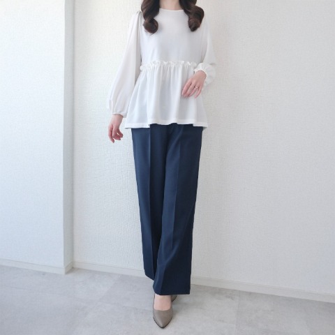 レディース　ペプラムブラウス（Yuiko）