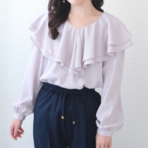 レディース　フリルブラウス（Yuiko）