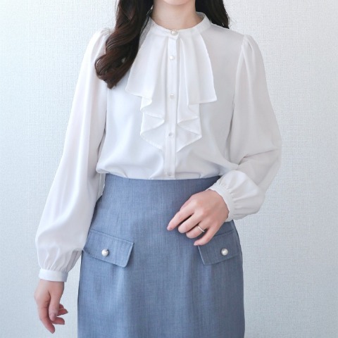 レディース　ラッフルブラウス（Yuiko）