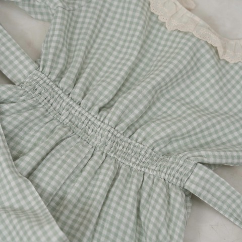 レディース　ギンガムチェックワンピース（えりか）