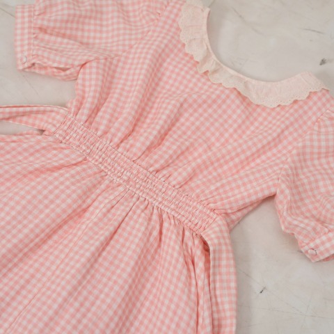 レディース　ギンガムチェックワンピース（えりか）