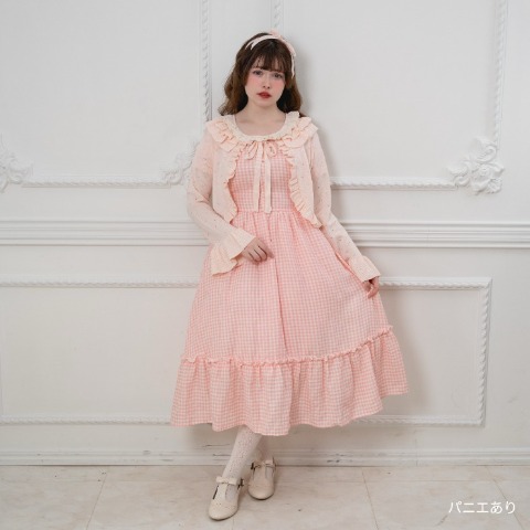レディース　ギンガムチェックワンピース（えりか）