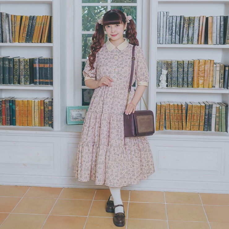 青木美沙子さん ダークベージュワンピース レディース ワンピース（青木美沙子） | しまむら | しまむらパーク