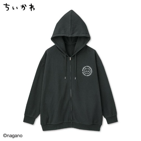 レディース　ジップパーカ（ちいかわ）