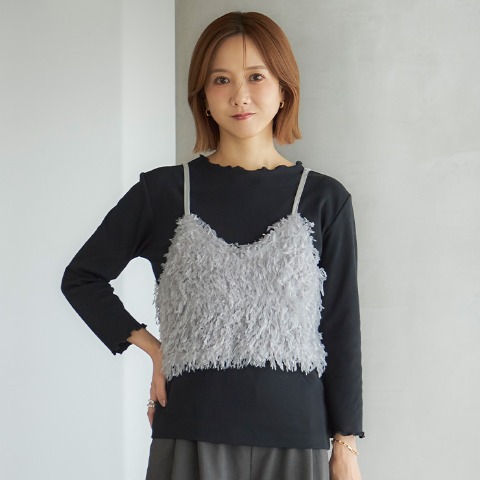 レディース　ビスチェ＋Tシャツセット(田中里奈)