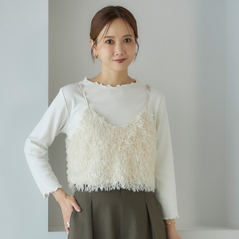 レディース　ビスチェ＋Tシャツセット(田中里奈)