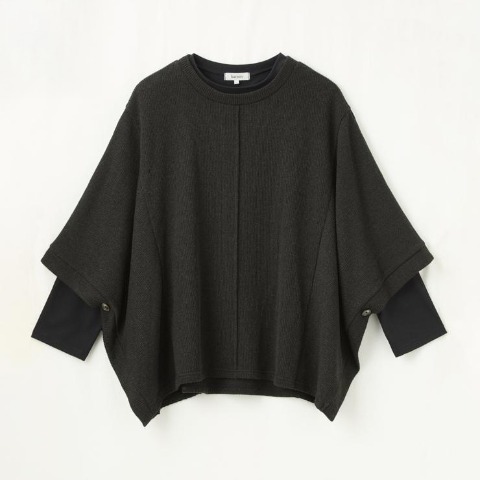レディース　ポンチョ+プルオーバーセット　（hareiro）