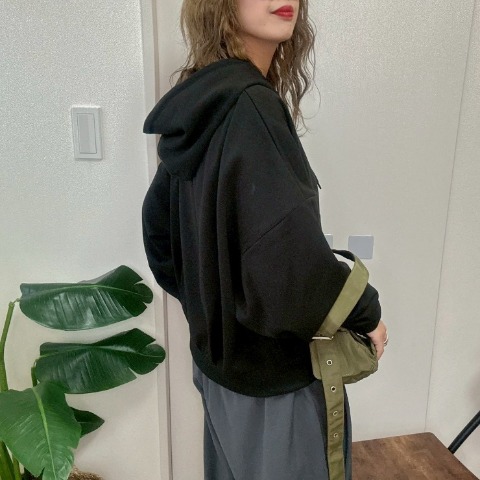 レディース　袖ボリュームダンボールカーディガン（NON）