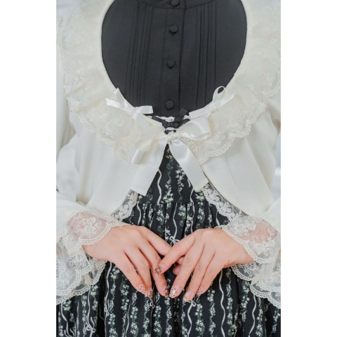 レディース　フリルカーディガン(青木美沙子)