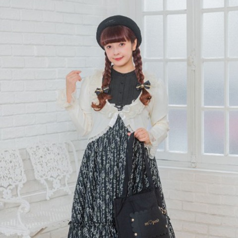 レディース　フリルカーディガン(青木美沙子)