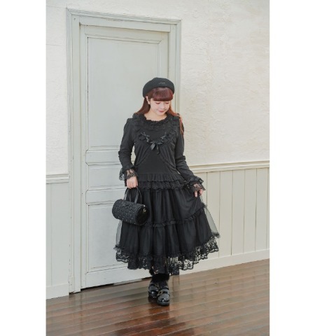 レディース　フリルカーディガン(青木美沙子)