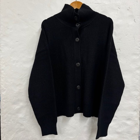 レディース　ハイネックカーディガン（おかだゆり）