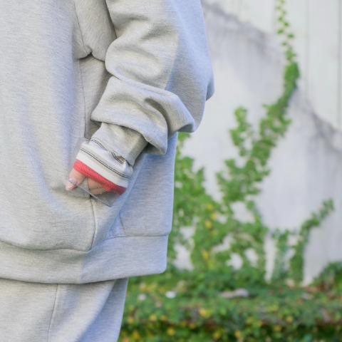 レディース　襟2WAYダンボールパーカ（Taiyou）