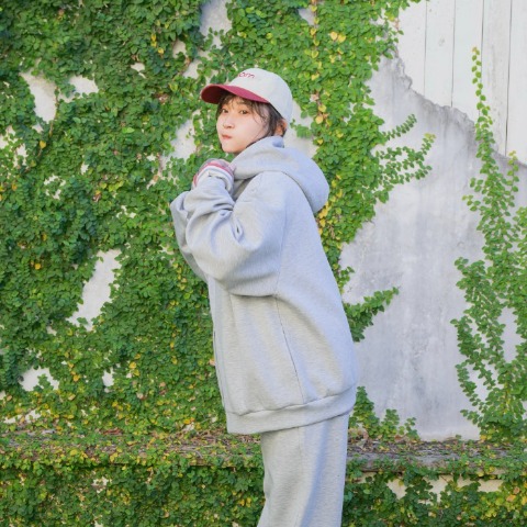 レディース　襟2WAYダンボールパーカ（Taiyou）