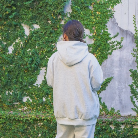 レディース　襟2WAYダンボールパーカ（Taiyou）