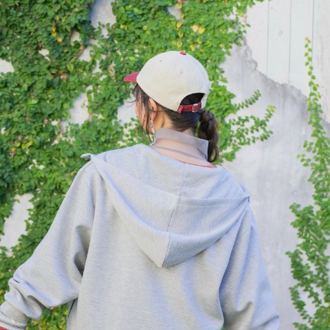 レディース　襟2WAYダンボールパーカ（Taiyou）