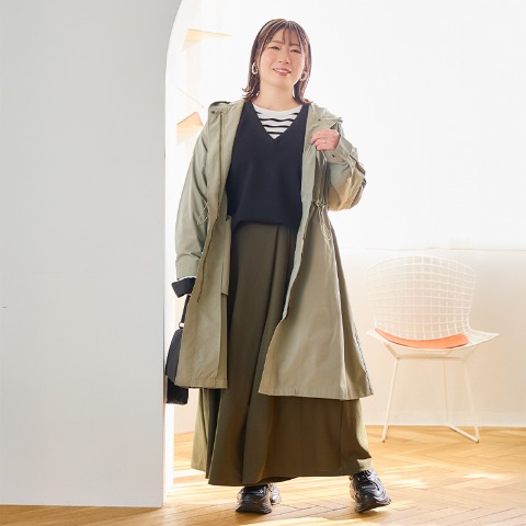 レディース　ベスト+プルオーバーセット（おかだゆり）