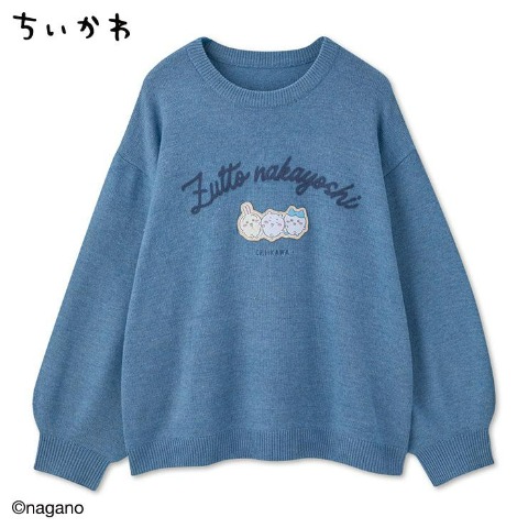 レディース　ニットプルオーバー（ちいかわ）