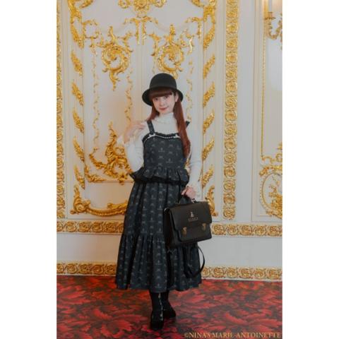 レディース　袖レースリブニットプルオーバー(青木美沙子×NINA’S)