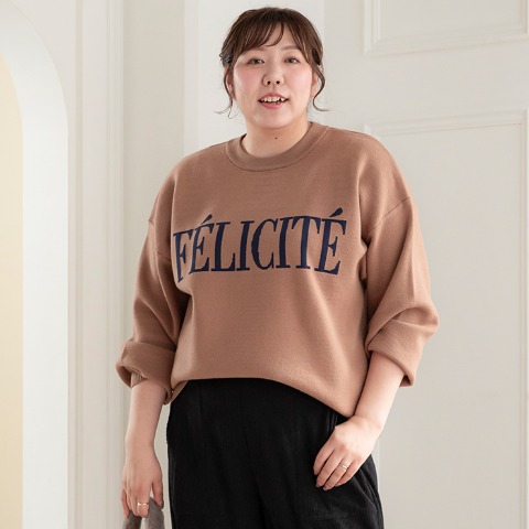 レディース　ロゴニットプルオーバー（あさどん）