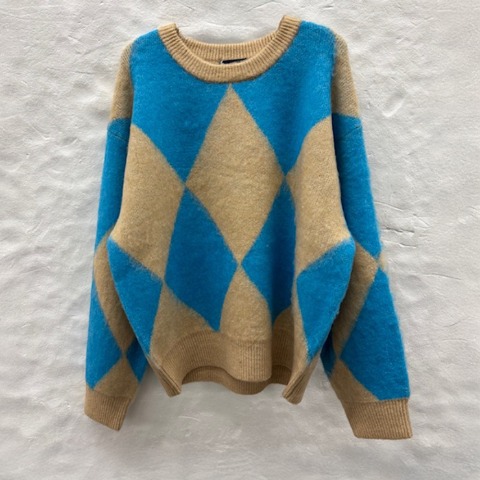 レディース　ダイヤニットプルオーバー（おかだゆり）