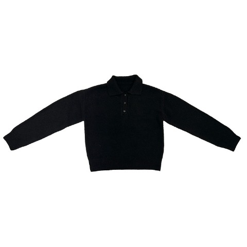 レディース　ポロ襟ニットプルオーバー（オクユウカ）