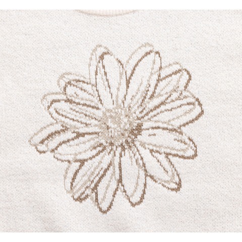 レディース　花柄ニットプルオーバー（けいこ）