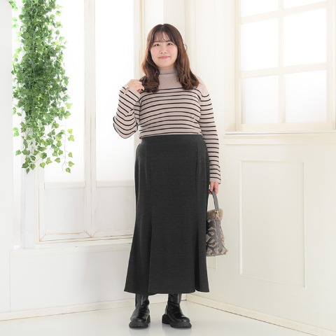 レディース　ボーダーニットプルオーバー（Komachi）