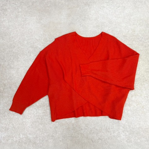 レディース　クロスニットプルオーバー（おかだゆり）