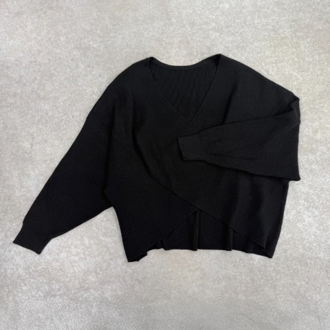 レディース　クロスニットプルオーバー（おかだゆり）