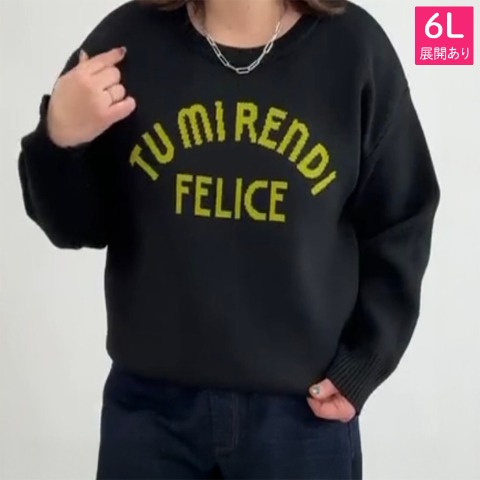 レディース　ニットプルオーバー（おかだゆり）